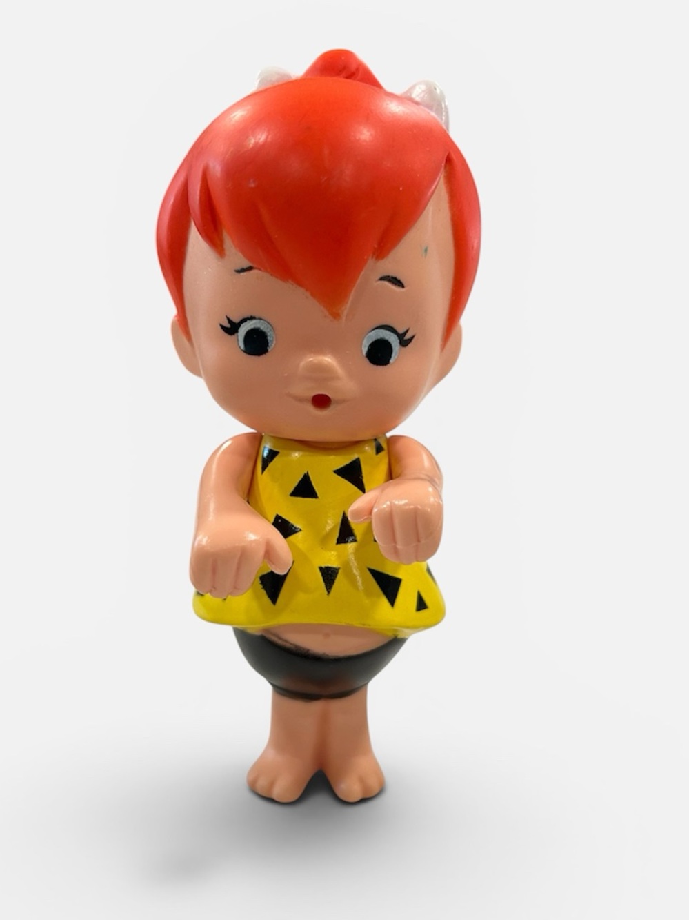 Vintage 1972 Kenner The Flintstones Sip-a-Long Pebbles Figure